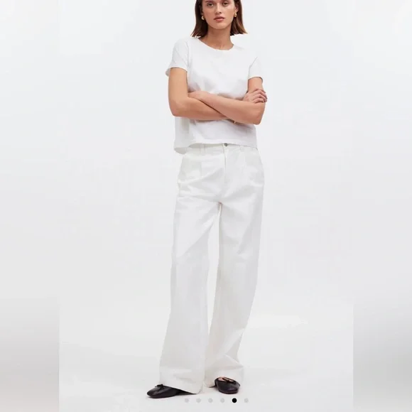 NEW Madewell Northside Vintage Tee Size XS White - Picture 1 of 9